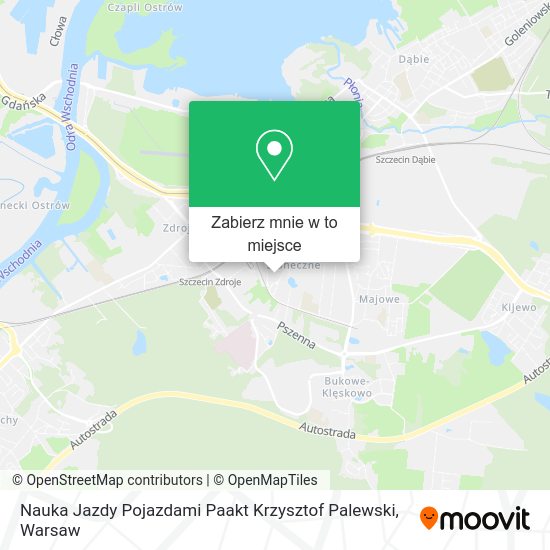 Mapa Nauka Jazdy Pojazdami Paakt Krzysztof Palewski