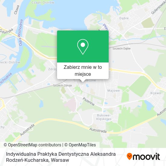 Mapa Indywidualna Praktyka Dentystyczna Aleksandra Rodzeń-Kucharska