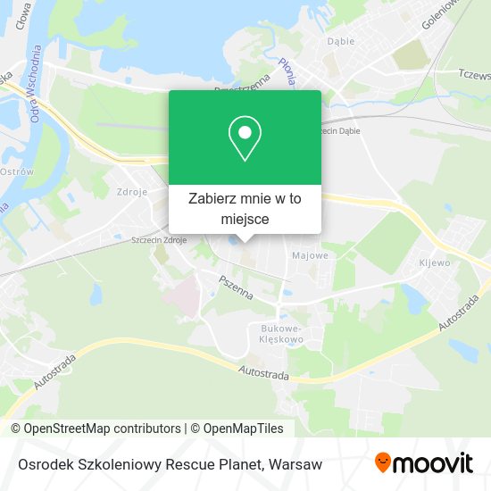 Mapa Osrodek Szkoleniowy Rescue Planet