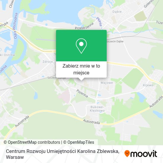 Mapa Centrum Rozwoju Umiejętności Karolina Zblewska