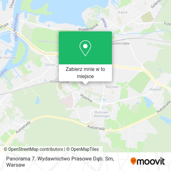 Mapa Panorama 7. Wydawnictwo Prasowe Dąb. Sm