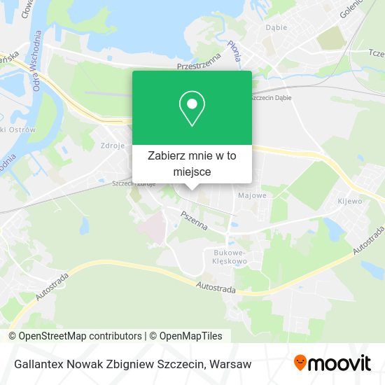 Mapa Gallantex Nowak Zbigniew Szczecin