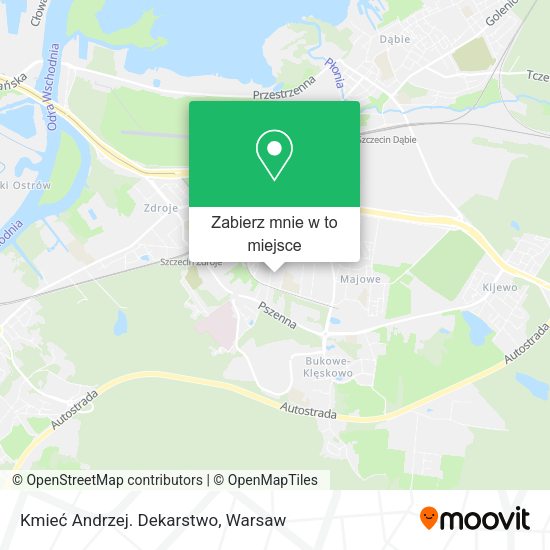 Mapa Kmieć Andrzej. Dekarstwo