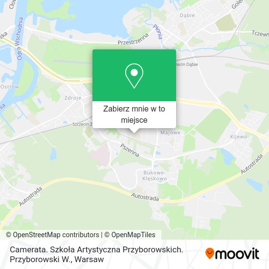 Mapa Camerata. Szkoła Artystyczna Przyborowskich. Przyborowski W.