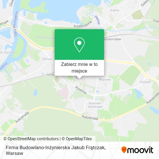 Mapa Firma Budowlano-Inżynierska Jakub Frątczak