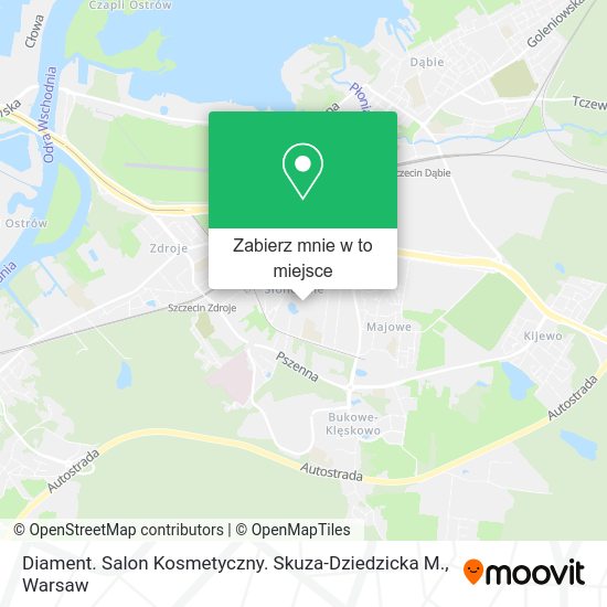 Mapa Diament. Salon Kosmetyczny. Skuza-Dziedzicka M.