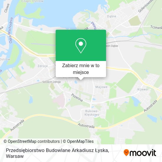 Mapa Przedsiębiorstwo Budowlane Arkadiusz Łyska