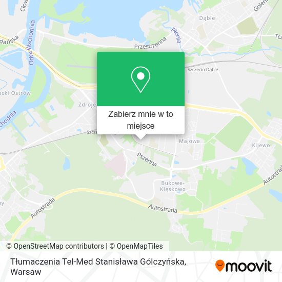 Mapa Tłumaczenia Tel-Med Stanisława Gólczyńska