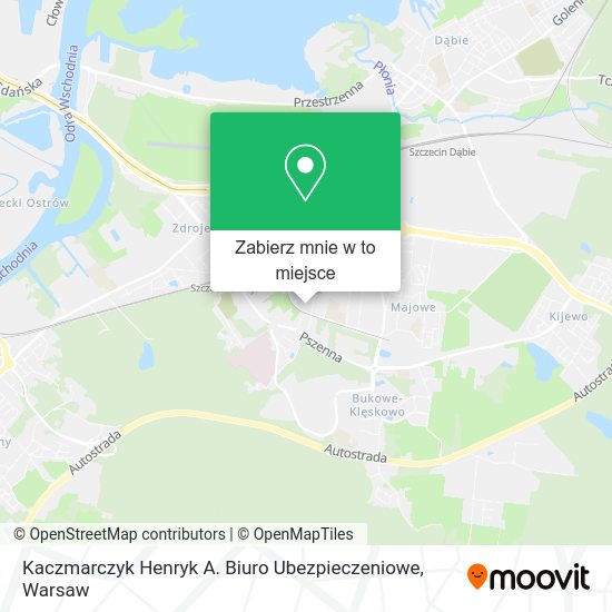 Mapa Kaczmarczyk Henryk A. Biuro Ubezpieczeniowe