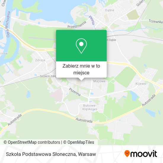 Mapa Szkoła Podstawowa Słoneczna