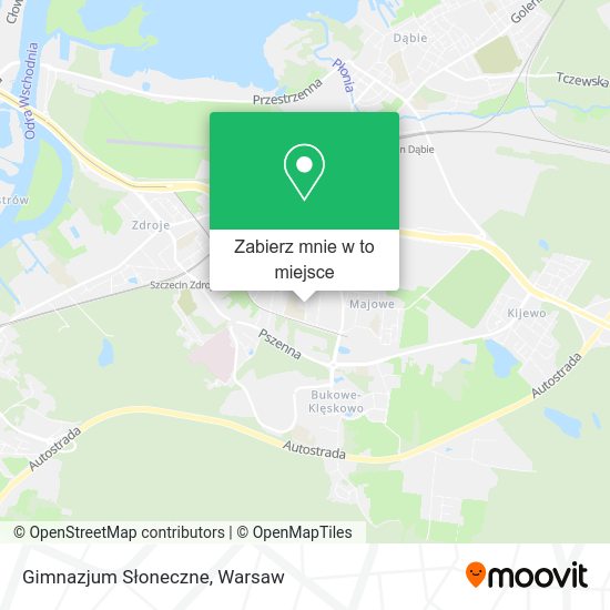 Mapa Gimnazjum Słoneczne