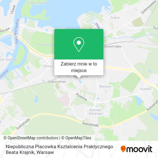 Mapa Niepubliczna Placowka Ksztalcenia Praktycznego Beata Krajnik