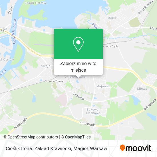 Mapa Cieślik Irena. Zakład Krawiecki, Magiel