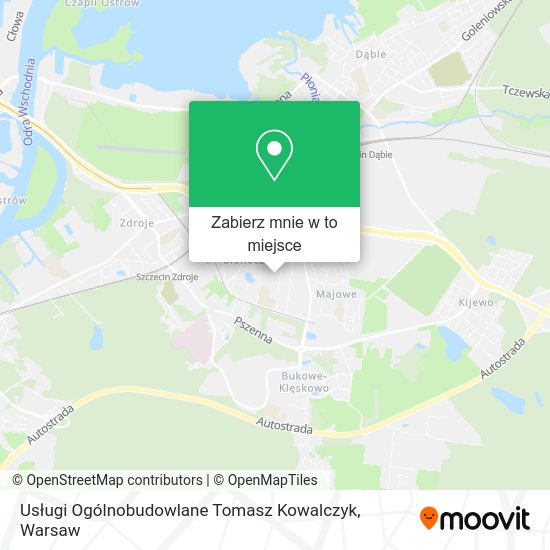 Mapa Usługi Ogólnobudowlane Tomasz Kowalczyk