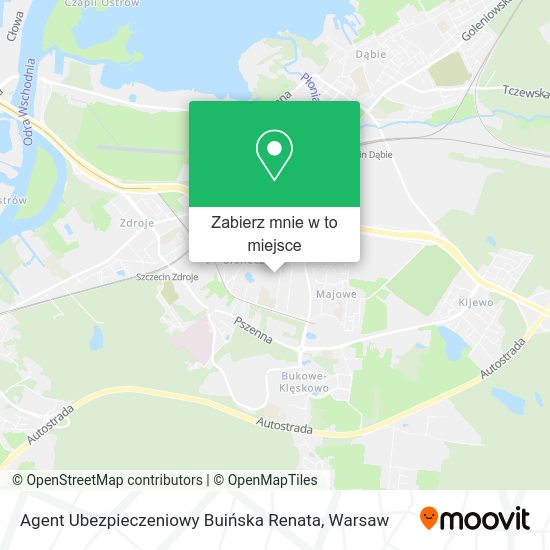 Mapa Agent Ubezpieczeniowy Buińska Renata