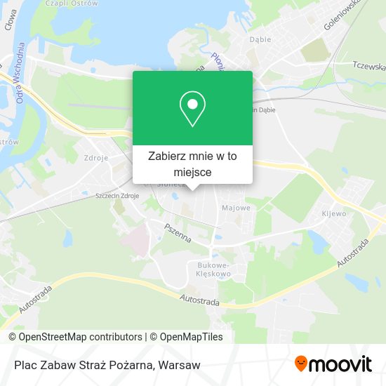 Mapa Plac Zabaw Straż Pożarna