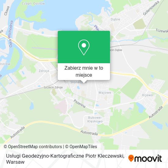 Mapa Usługi Geodezyjno-Kartograficzne Piotr Kleczewski