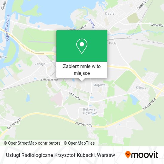 Mapa Usługi Radiologiczne Krzysztof Kubacki