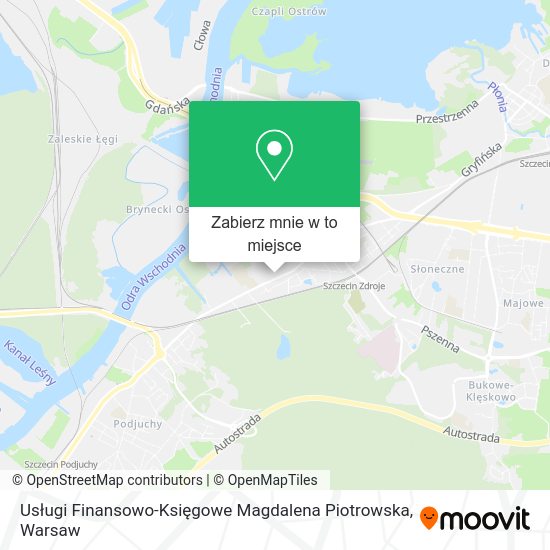 Mapa Usługi Finansowo-Księgowe Magdalena Piotrowska