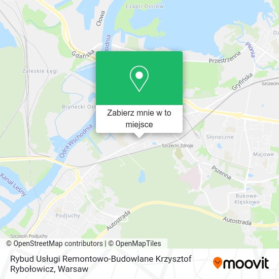 Mapa Rybud Usługi Remontowo-Budowlane Krzysztof Rybołowicz