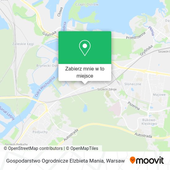 Mapa Gospodarstwo Ogrodnicze Elzbieta Mania