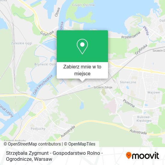 Mapa Strzębała Zygmunt - Gospodarstwo Rolno - Ogrodnicze