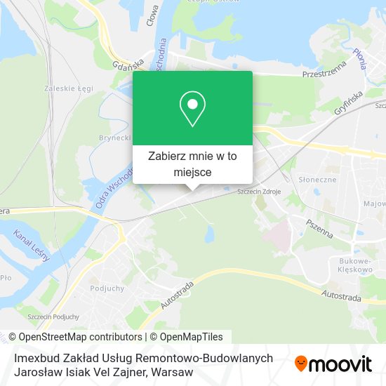 Mapa Imexbud Zakład Usług Remontowo-Budowlanych Jarosław Isiak Vel Zajner