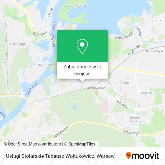 Mapa Usługi Stolarskie Tadeusz Wojtukowicz