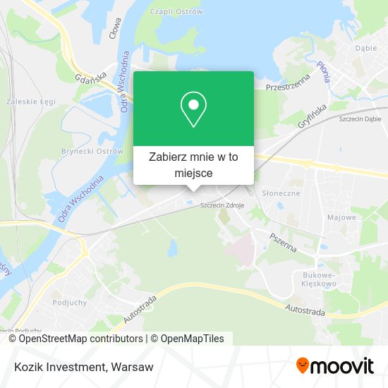 Mapa Kozik Investment