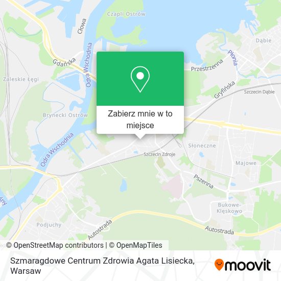 Mapa Szmaragdowe Centrum Zdrowia Agata Lisiecka