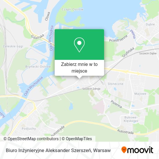 Mapa Biuro Inżynieryjne Aleksander Szerszeń