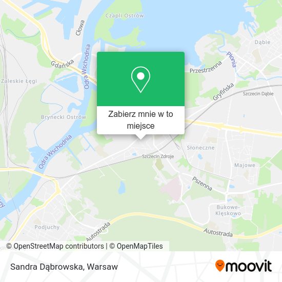 Mapa Sandra Dąbrowska