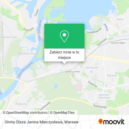 Mapa Olvita Olsza Janina Mieczysława