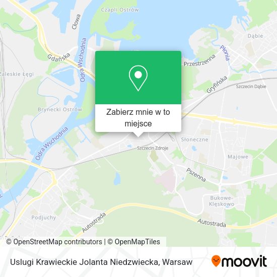 Mapa Uslugi Krawieckie Jolanta Niedzwiecka