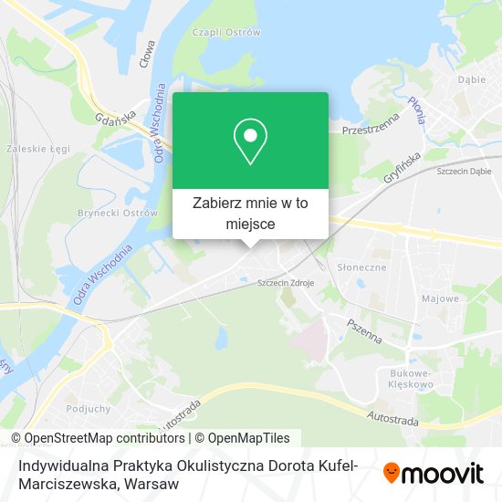 Mapa Indywidualna Praktyka Okulistyczna Dorota Kufel-Marciszewska