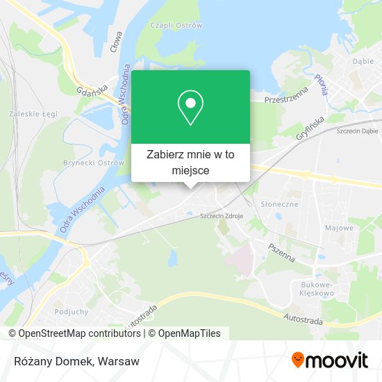 Mapa Różany Domek