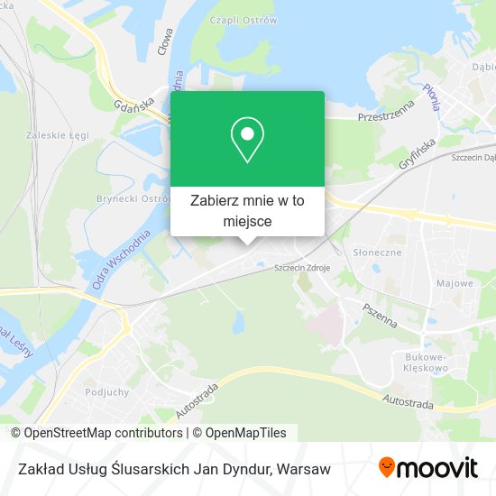 Mapa Zakład Usług Ślusarskich Jan Dyndur