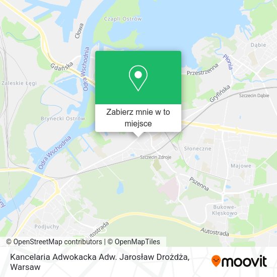 Mapa Kancelaria Adwokacka Adw. Jarosław Drożdża