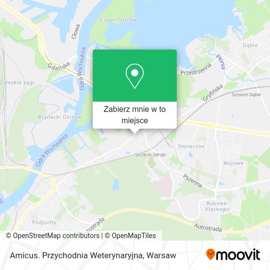 Mapa Amicus. Przychodnia Weterynaryjna