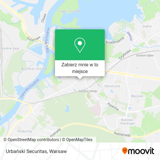 Mapa Urbański Securitas