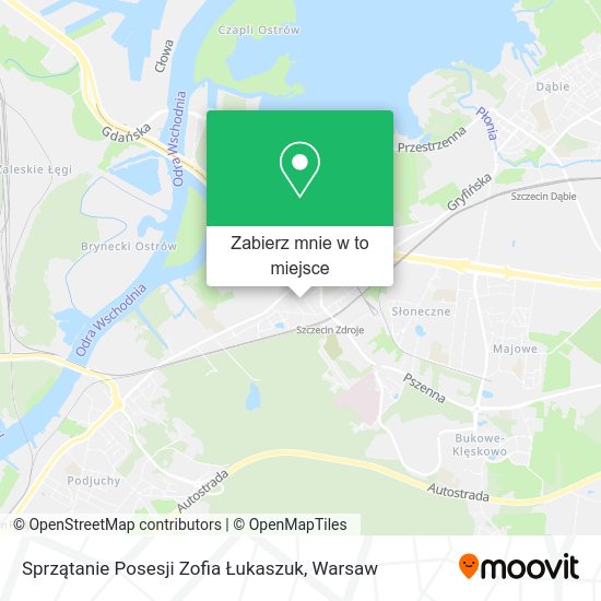 Mapa Sprzątanie Posesji Zofia Łukaszuk