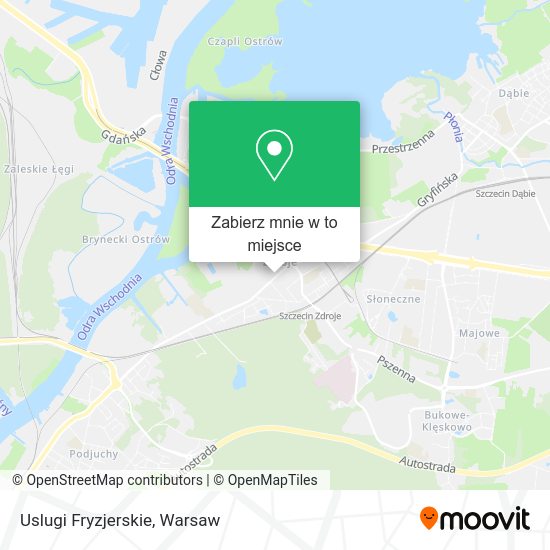 Mapa Uslugi Fryzjerskie