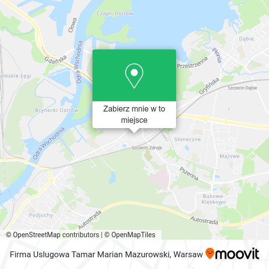 Mapa Firma Uslugowa Tamar Marian Mazurowski