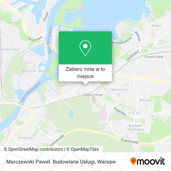 Mapa Marczewski Paweł. Budowlane Usługi