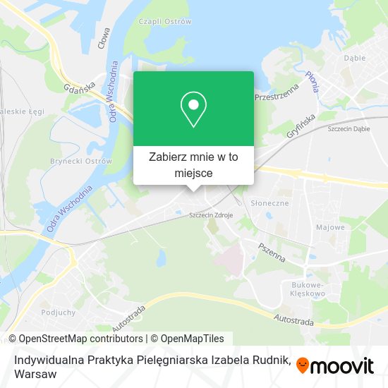 Mapa Indywidualna Praktyka Pielęgniarska Izabela Rudnik