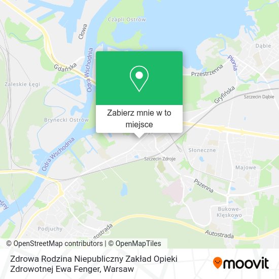 Mapa Zdrowa Rodzina Niepubliczny Zakład Opieki Zdrowotnej Ewa Fenger