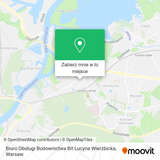 Mapa Biuro Obsługi Budownictwa Bit Lucyna Wierzbicka