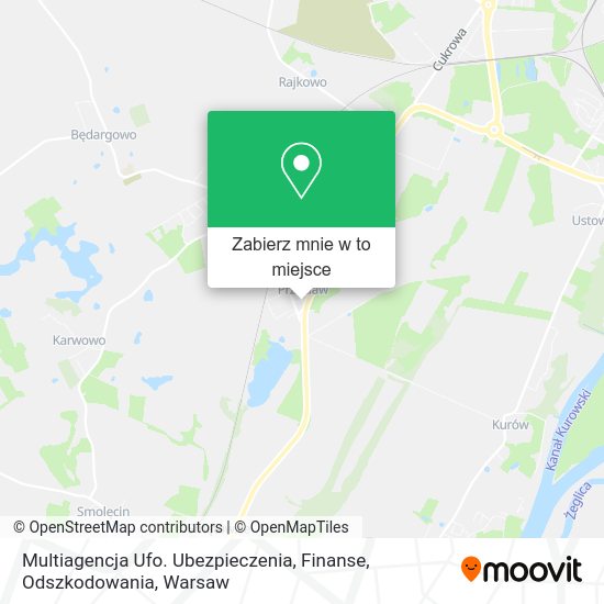 Mapa Multiagencja Ufo. Ubezpieczenia, Finanse, Odszkodowania