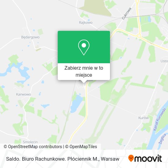 Mapa Saldo. Biuro Rachunkowe. Płóciennik M.