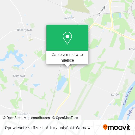 Mapa Opowieści zza Rzeki - Artur Justyński